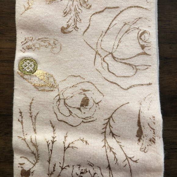 Stance x Disney Beauty and The Beast "Belle of the Ball" blush pink socks M, NWT - Picture 3 of 4